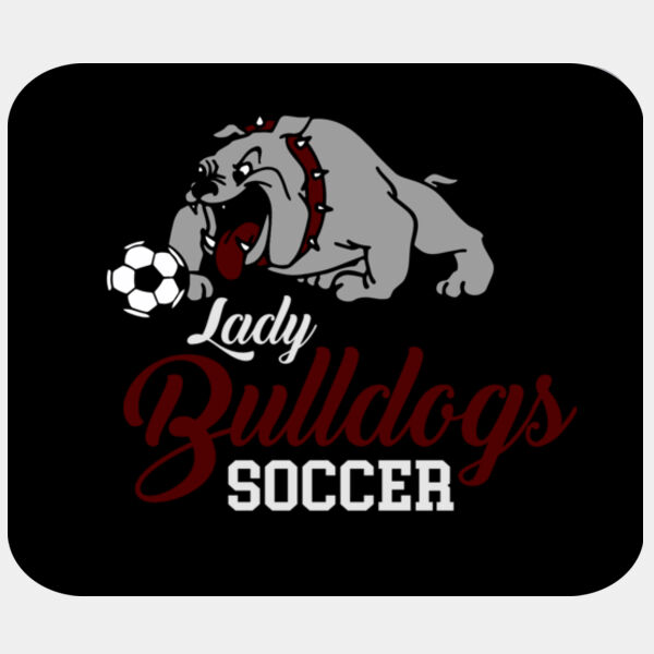 printed Soccer Script - Rectangle 1/4" Thick Premium Mousepad Thumbnail