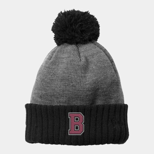 Varsity B   - Colorblock Cuffed Beanie Thumbnail