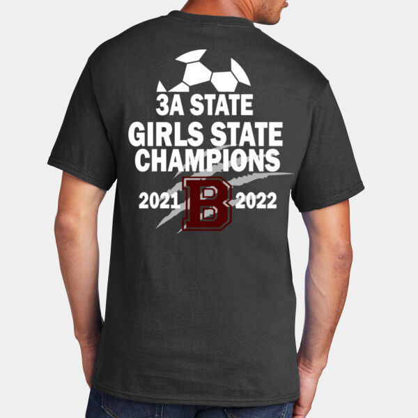 State Champs Crest Front & Full Back - Core Cotton Tee Thumbnail