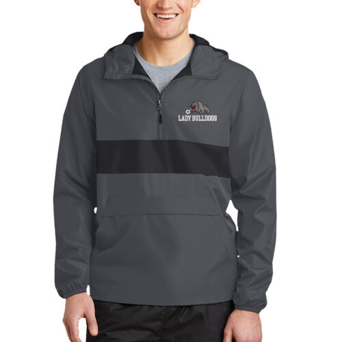 Lady Bulldogs Soccer Embroidery - Zipped Pocket Anorak Thumbnail