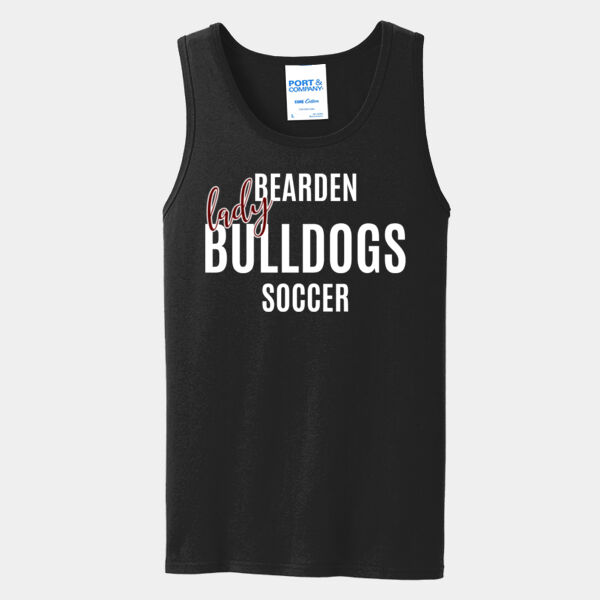 Bearden Lady B Soccer  - Core Cotton Tank Top Thumbnail