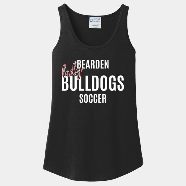 Bearden Lady B Soccer  - Ladies Core Cotton Tank Top Thumbnail