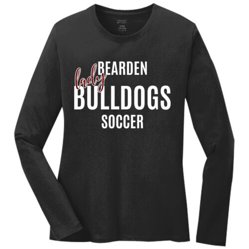 Bearden Lady B Soccer  - Ladies Long Sleeve Core Cotton Tee Thumbnail