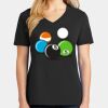 Ladies Core Cotton V-Neck Tee Thumbnail