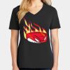 Ladies Core Cotton V-Neck Tee Thumbnail
