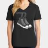 Ladies Core Cotton V-Neck Tee Thumbnail