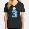 Ladies Core Cotton V-Neck Tee Thumbnail