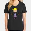 Ladies Core Cotton V-Neck Tee Thumbnail