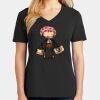 Ladies Core Cotton V-Neck Tee Thumbnail