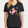 Ladies Core Cotton V-Neck Tee Thumbnail