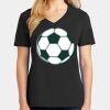 Ladies Core Cotton V-Neck Tee Thumbnail