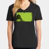Ladies Core Cotton V-Neck Tee Thumbnail