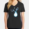 Ladies Core Cotton V-Neck Tee Thumbnail
