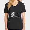 Ladies Core Cotton V-Neck Tee Thumbnail