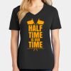Ladies Core Cotton V-Neck Tee Thumbnail